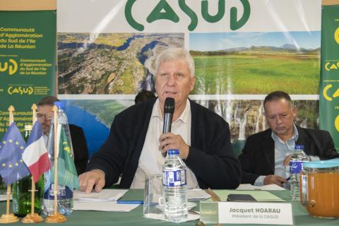 Jacquet Hoarau, Président de la CASUD