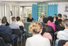 Visite du Président, Jacquet Hoarau, aux personnels de la CASUD